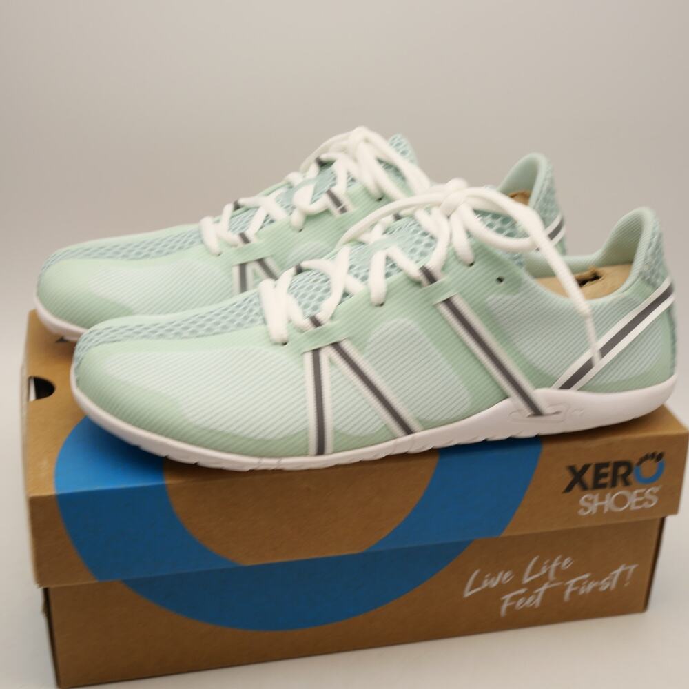 NEW Xero Shoes Women's 10.5 Speed Force Barefoot Running Shoes Blue Glass